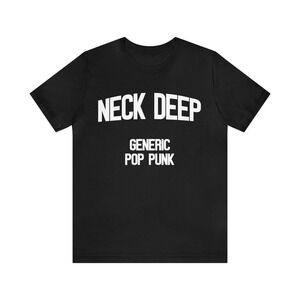 Neck Deep Generic Pop Punk Music Band Retro Graphic T-Shirt